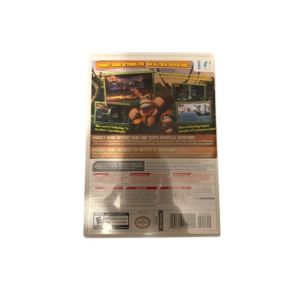 Donkey Kong Country Returns Nintendo Wii Game Complete With Case & Disc - Picture 3 of 3